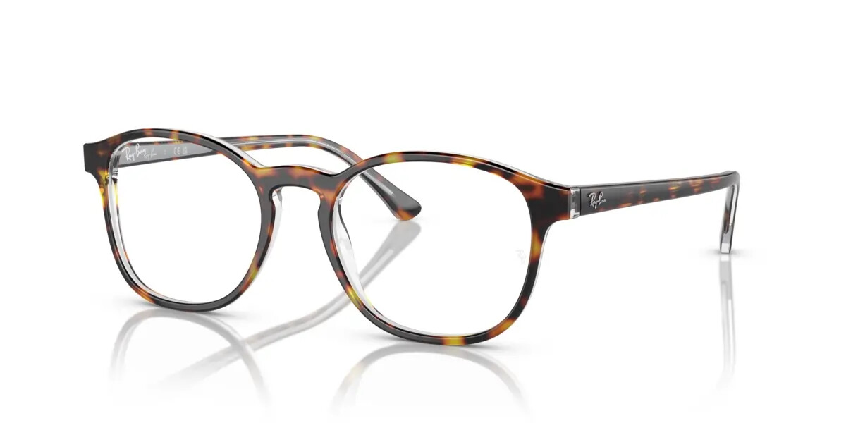 Ray-Ban Rx5417 4 Ray-Ban RX5417 5082 Havana on Transparent