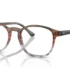 Ray-Ban RX5417 8251 - Striped Brown & Red