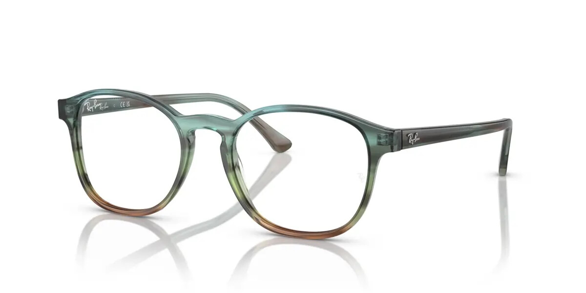 Ray-Ban Rx5417 5 Ray-Ban RX5417 8252 - Striped Blue Gradient Green