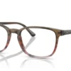 Ray-Ban RX5418 8251 Striped Brown & Red