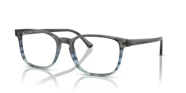 Ray-Ban RX5418 8254 Striped Blue Gradient Green