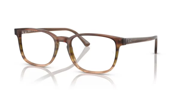 Ray-Ban RX5418 8255 Striped Brown & Green