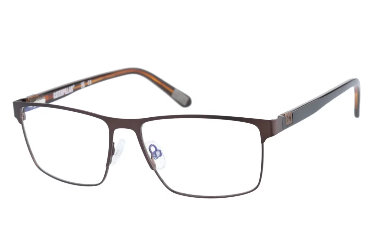 CAT CTO 3005 010 - Matte Titanium / Brown Amber Horn