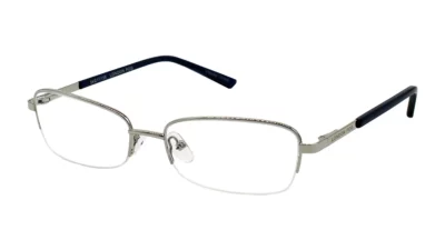 London Fog LF 606 1 - Silver / Crystal Navy