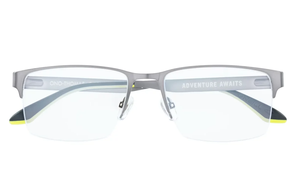 O'Neill Thomas 005 - Matte Light Gunmetal / Lime - Front