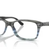 Ray-Ban RX5428 8254 - Striped Grey & Blue