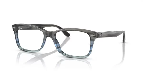 Ray-Ban RX5428 8254 - Striped Grey & Blue