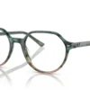 Ray-Ban RX5395 8252 - Striped Blue & Green