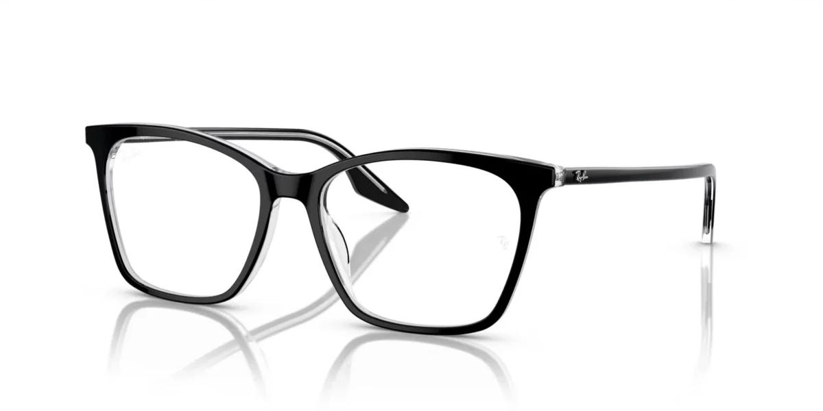 Ray-Ban RX5422 2034 - Black on Transparent