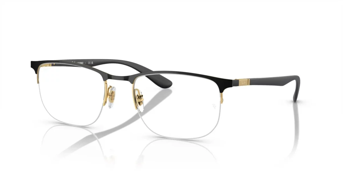 Ray-Ban RX6513 2890 - Black on Gold