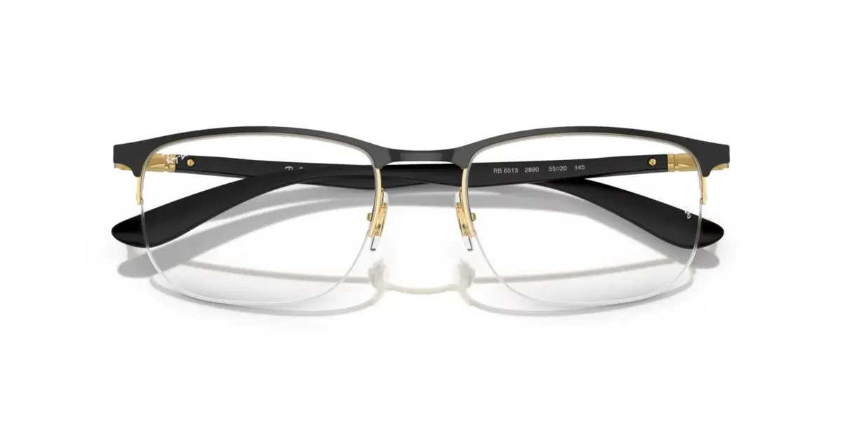 Ray-Ban RX6513 2890 - Black on Gold