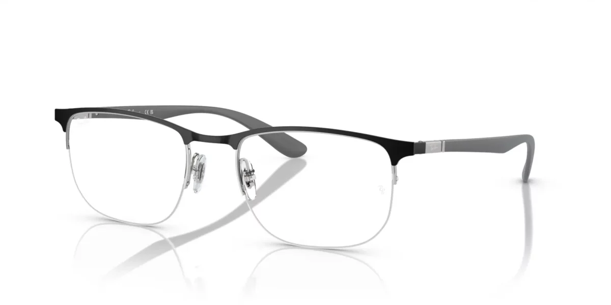 Ray-Ban RX6513 3163 - Black on Silver