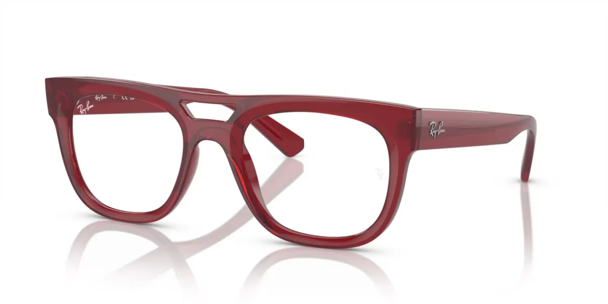 Ray-Ban RX7226 8265 - Transparent Red