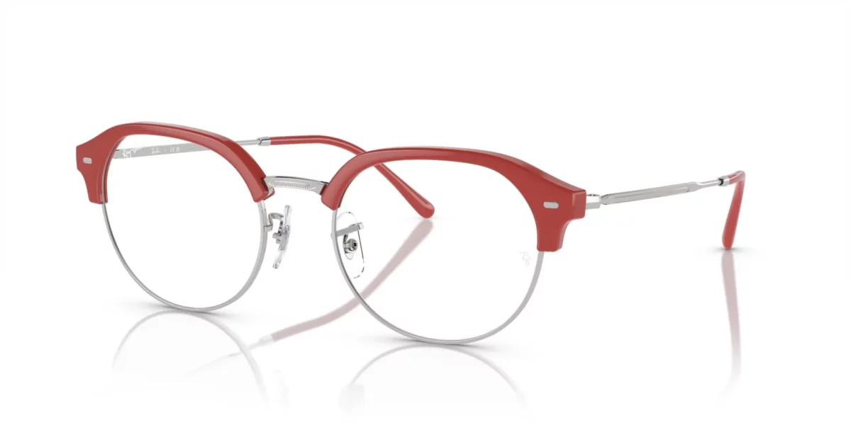 Ray-Ban RX7229 8323 - Red on Silver