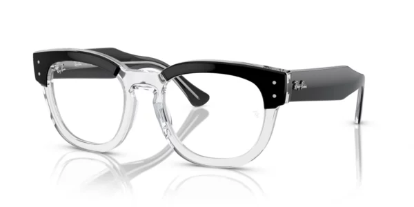 Ray-Ban RX0298V 2034 - Black on Transparent