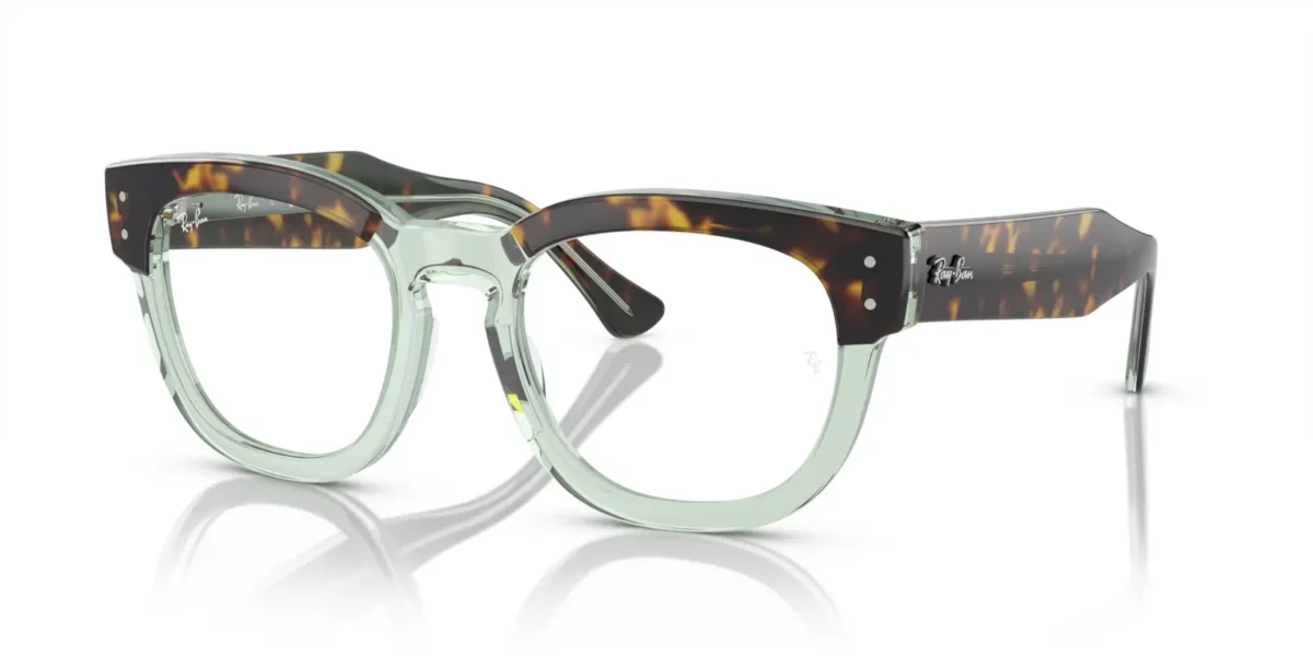 Ray-Ban RX0298V 8249 - Havana on Transparent Green