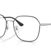 Ray-Ban RX6490D 2983 - Black on Silver