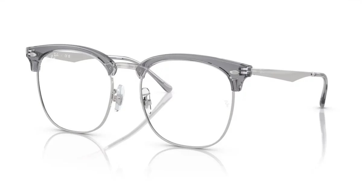 Ray-Ban RX7318D 8326 - Transparent Grey on Silver