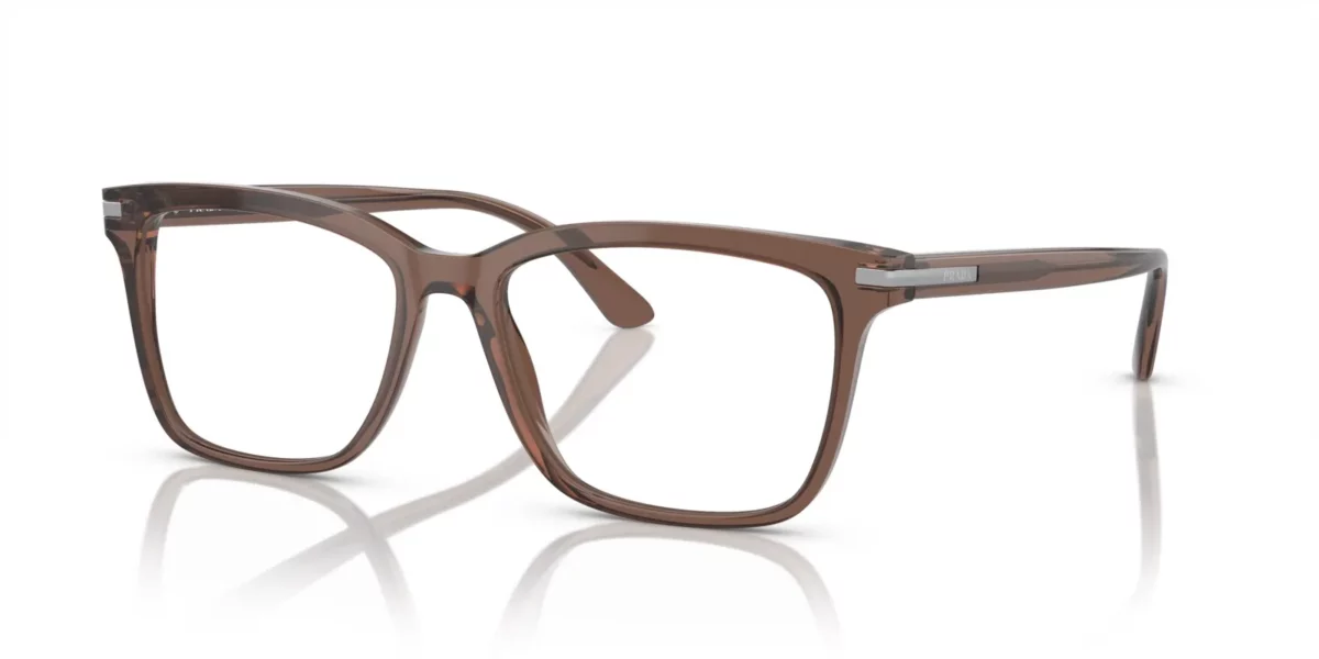 Prada PR 14WV 17O1O1 - Brown Transparent