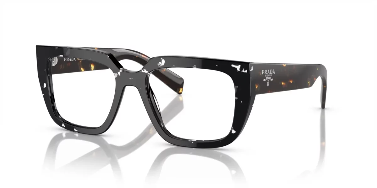 Prada PR A03V 15O1O1 - Havana Black Transparent