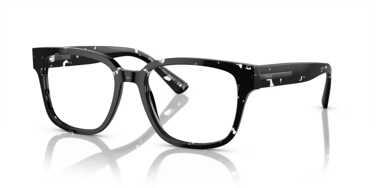 Prada PR A09V 15O1O1 - Havana Black Transparent