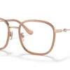 Coach HC5142BD 5561 - Rose Gold / Transparent Light Brown
