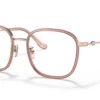 Coach HC5142BD 5666 - Rose Gold / Transparent Pink