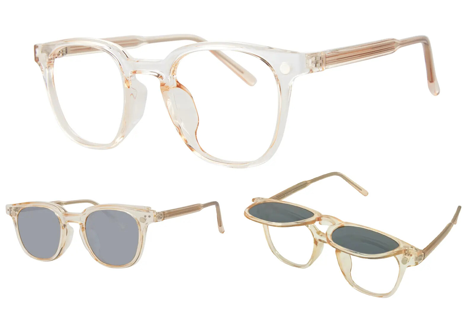 Airmag Afp541 3 AirMag AFP541 C2 - Champagne / Polarized Grey Mirror Sun Flip-Up