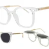 AirMag AFP544 C3 - Gunmetal - Polarized Grey Sun Flip-Up Clip-On