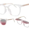 AirMag AFP545 C3 - Pink Crystal - Polarized Pink Gradient Mirror Sun Flip-Up Clip-On
