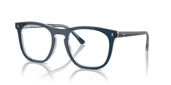 Ray-Ban RX2210V 8324 - Blue on Transparent Blue