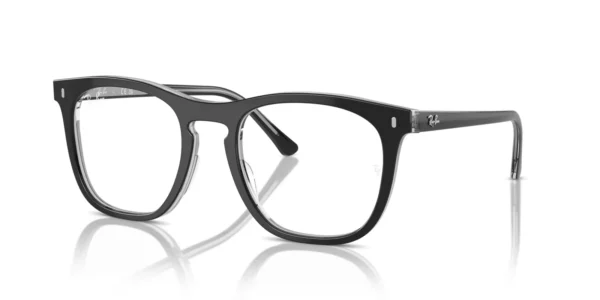 Ray-Ban RX2210V 8367 - Dark Grey on Transparent Light Grey
