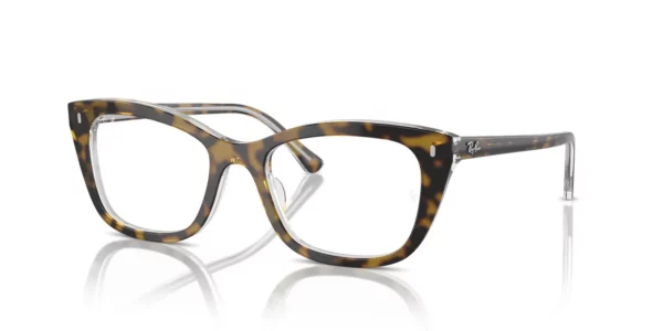 Ray-Ban RX5433 5082 - Havana on Transparent