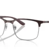 Ray-Ban RX6518 3162 - Brown on Gunmetal