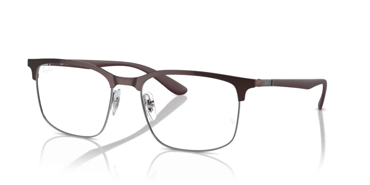 Ray-Ban RX6518 3162 - Brown on Gunmetal