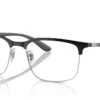 Ray-Ban RX6518 3163 - Black on Silver