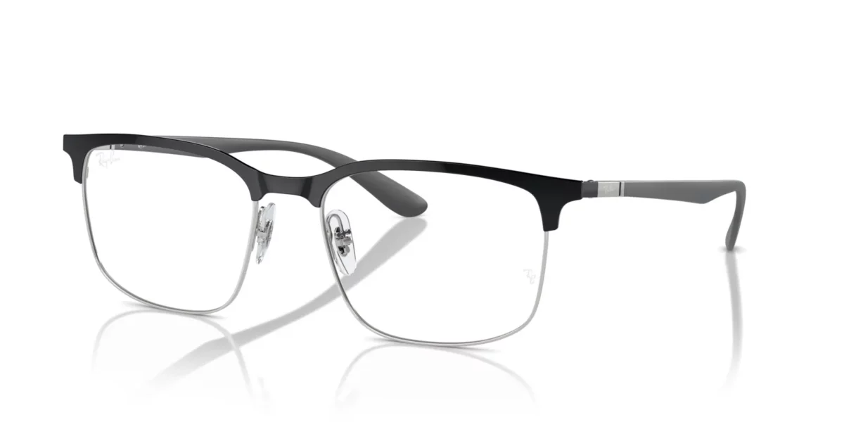 Ray-Ban RX6518 3163 - Black on Silver