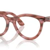 Ray-Ban RX2241V 8363 - Striped Transparent Pink