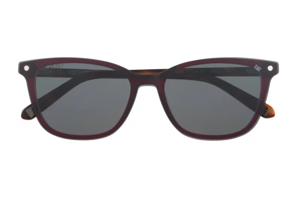 CAT CTSC 0009 161 - Burgundy / Tortoise - Sun Clip