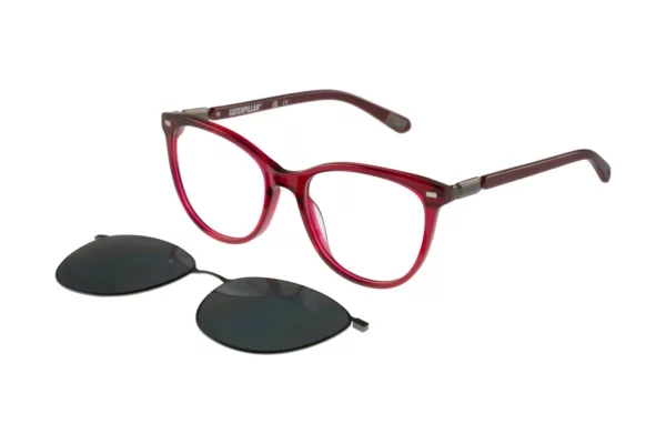CAT CTSC 0010 161 - Burgundy / Tortoise - Sun Clip