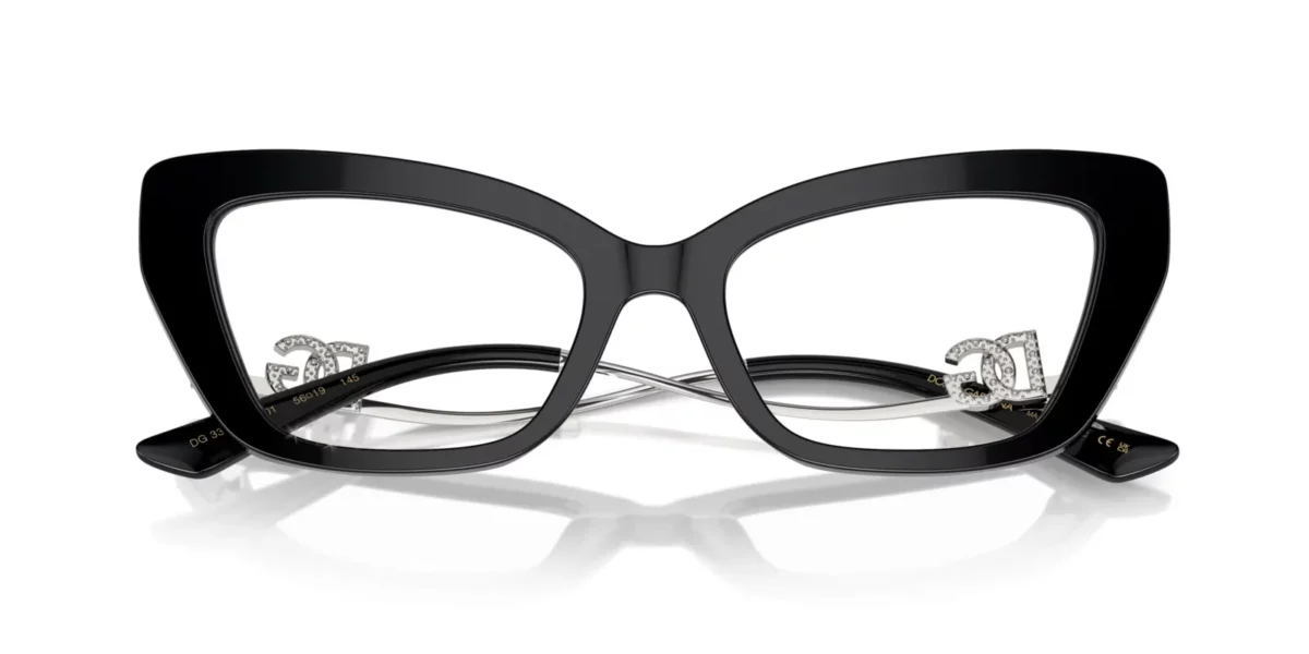 Dolce & Gabbana DG3391B 501 - Black - Fornt
