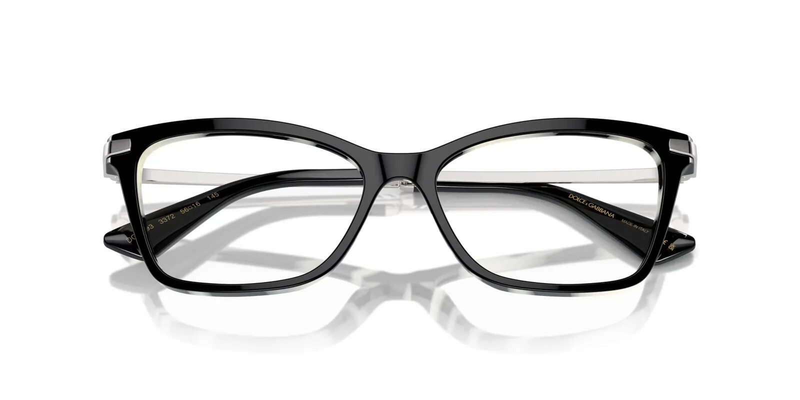 Dolce &Amp; Gabbana Dg3393 1 Dolce & Gabbana DG3393 3372 - Black on Zebra - Front
