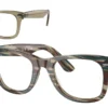 Ray-Ban RX4340V 8381 - Photo Stripes Grey