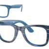 Ray-Ban RX4340V 8384 - Photo Striped Blue