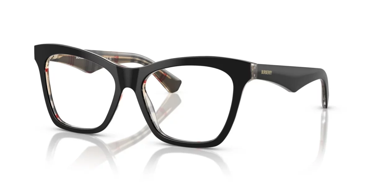 Burberry BE2416 4121 - Top Black on Vintage Check
