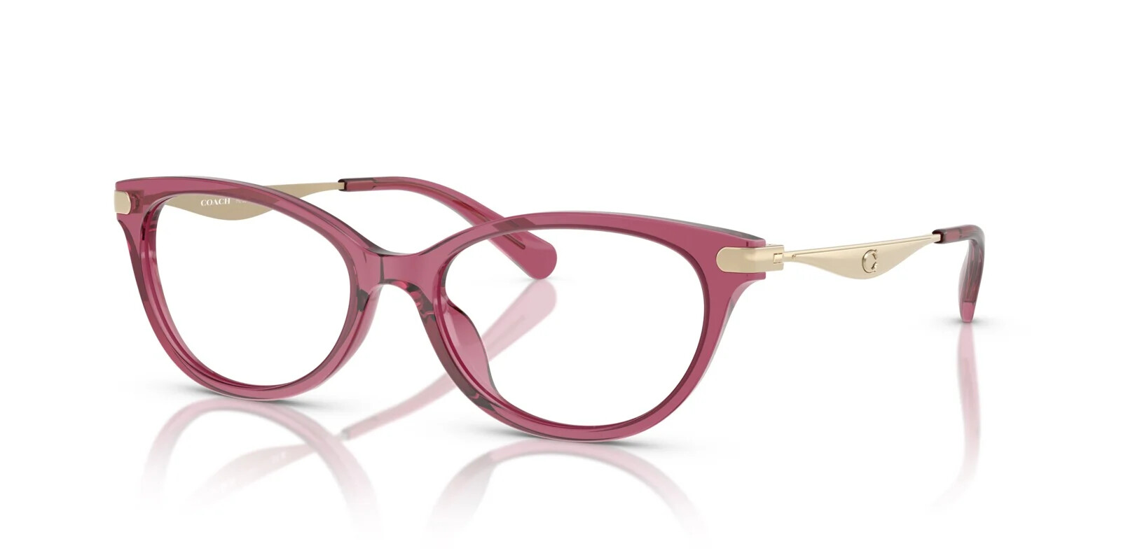 Coach Hc6245U 4 Coach HC6245U 5824 - Transparent Burgundy