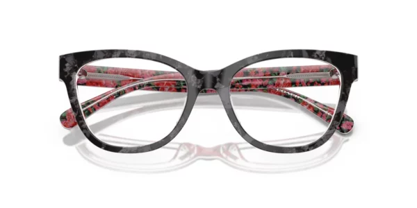 Coach HC6249U 5846 - Black Tortoise / Pink Floral