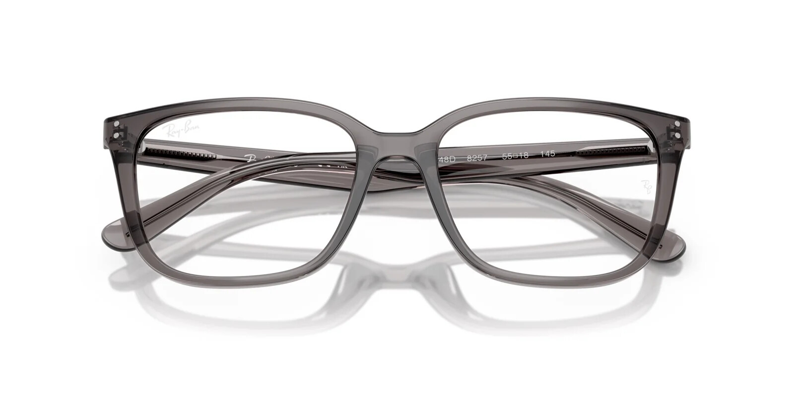 Ray-Ban Rx7248D 1 Ray-Ban RX7248D 8257 - Transparent Opal Grey