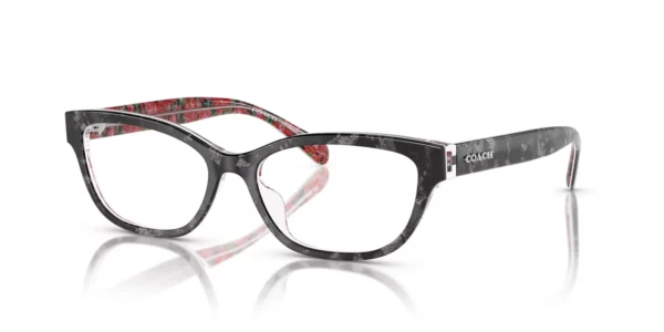Coach HC6250U 5846 - Black Tortoise / Pink Floral