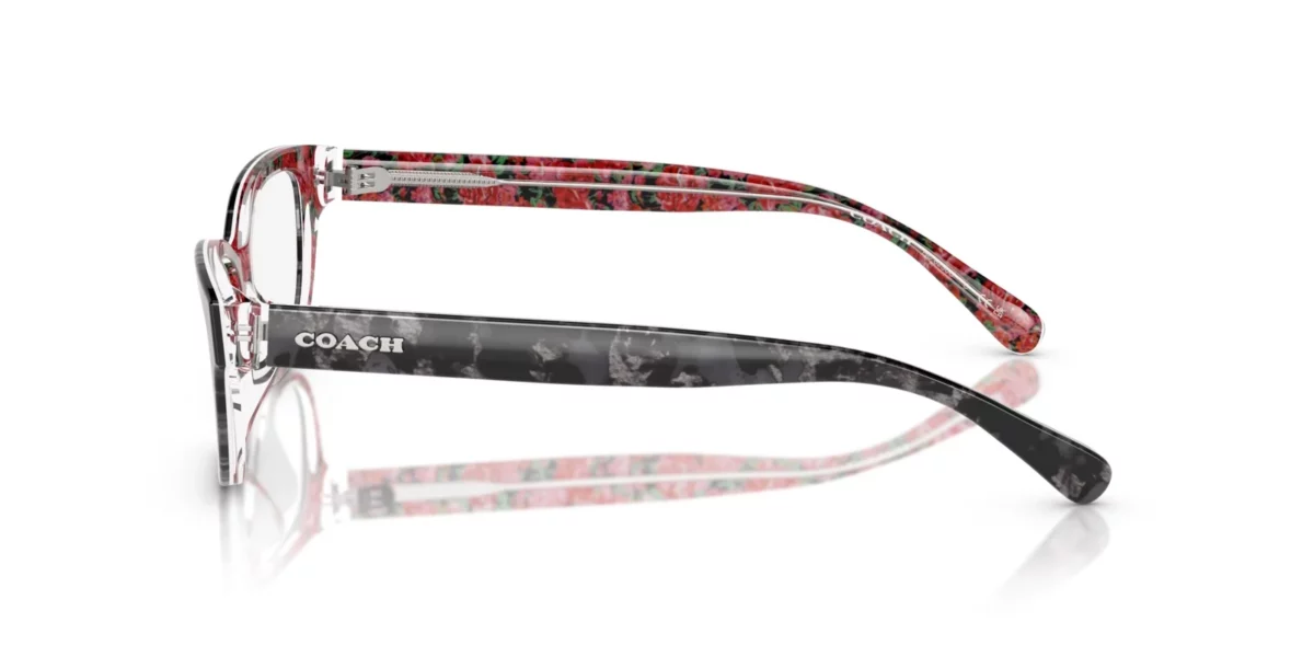 Coach HC6250U 5846 - Black Tortoise / Pink Floral